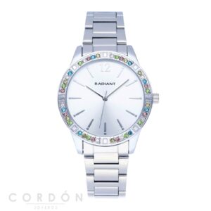 Reloj Radiant Shinny Pastels 38mm Silver Dial SS Brace