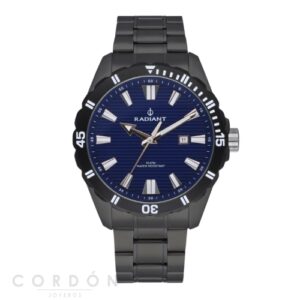 Reloj Radiant Tagrad II 45mm Blue Dial IPBlack Bracel