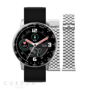 Reloj Radiant Smart Times Square 44mm IPSilver Sili Black