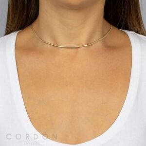 Collar Acabado en Oro 18Kt Snake Fino Vidal Vidal