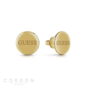 Pendientes Guess Caballero Knight Flower Oro
