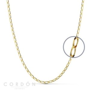 Cadena Oro Amarillo 18K Bilbao 50cm x 2mm