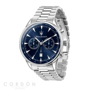 Reloj Maserati Tradizione 45mm CHR Blue Dial BR SS