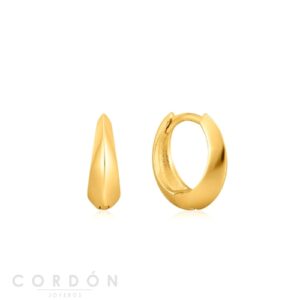 Pendientes Gold Single Spike Huggie Hoop Ania Haie