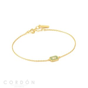 Pulsera Sage Enamel Emblem Gold Ania Haie