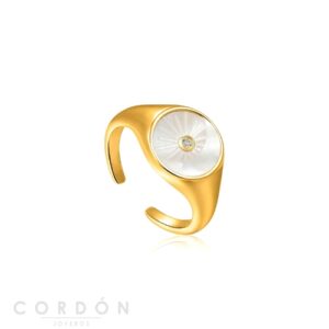 Anillo Eclipse Emblem Gold Adjustable Ania Haie