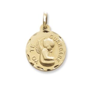 Medalla Bebé en Oro Ángel