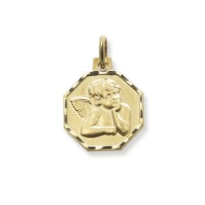 Medalla Bebé en Oro Ángel de la Guarda