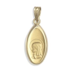 Medalla Bebé en Oro Virgen Lágrima