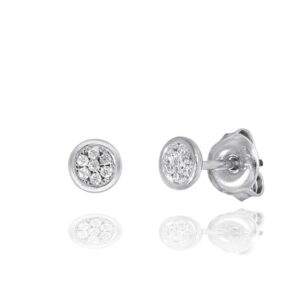 Pendientes Mini Plata Círculo