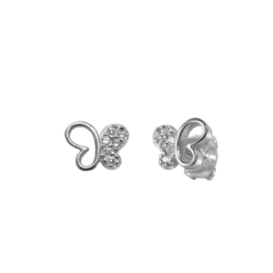 Pendientes Mini Plata Mariposa