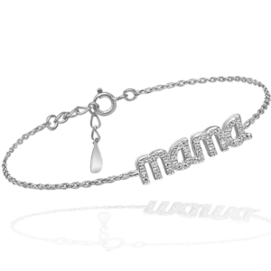 Pulsera Plata Mamá