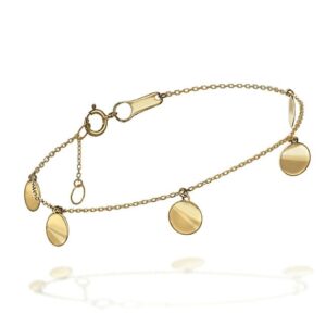 Pulsera en Oro Círculos