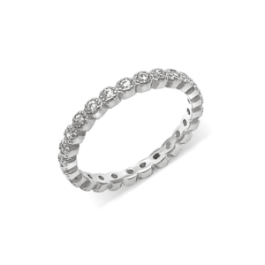Sortija Plata Circonitas Circulares