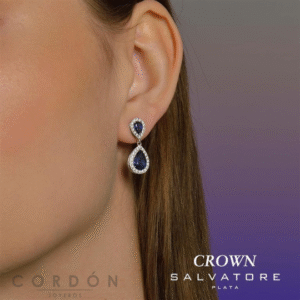 pendientes-plata-rodio-pera-cristal-verde-menta-salvatore