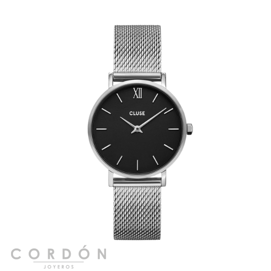 reloj-cluse-boho-chic-mesh-black