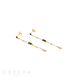 Pendientes Verdes Golden Age Agatha Paris 02380279-658-TU