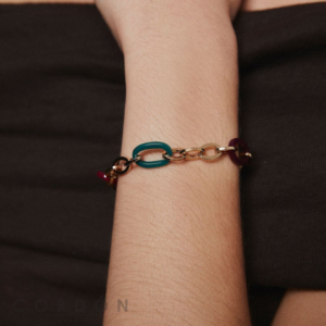 pulsera-acabado-oro-18-kt-eslabones-multicolor-vidal-vidal
