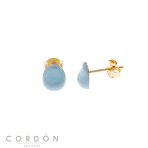 pendientes-aro-plata-chapado-dorado-esmaltado-turquesa-salvatore
