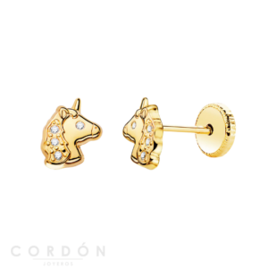 pendientes-oro-amarillo-18k-unicornios