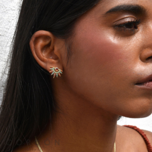 pendientes-plata-chapado-rosa-aro-pinchos-eslabones-salvatore