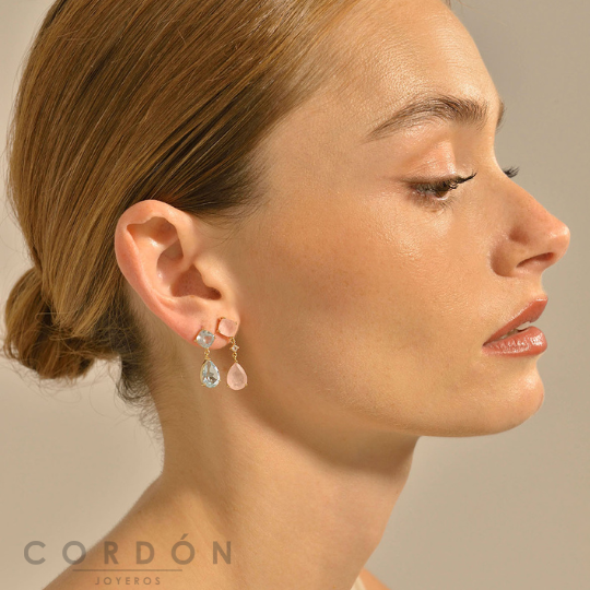 pendientes-aro-plata-chapado-dorado-esmaltado-coral-salvatore