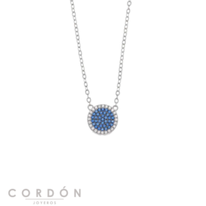 collar-plata-rodio-circulo-spinel-azul-circonitas-blancas-salvatore