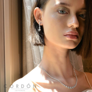 pendientes-plata-dorado-rectangulo-esmalte-azul