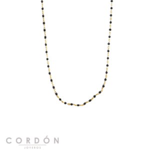 collar-plata-chapado-dorado-bolitas-esmaltadas-negro-salvatore