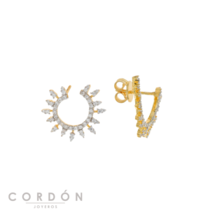pendientes-plata-chapado-dorado-sol-circonitas-blancas-brillantes-salvatore
