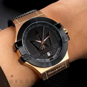 reloj-maserati-potenza-auto-40mm-3h-black-dial-mesh-br-blk