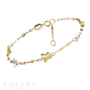 pulsera-comunion-oro-mariposas-bicolor