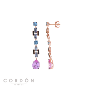 pendientes-plata-chapado-rosa-tira-circonitas-multicolor-salvatore