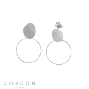 pendientes-plata-chapado-dorado-aro-esmalte-turquesa-salvatore