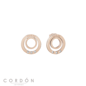 pendientes-guess-life-in-4g-boton-oro