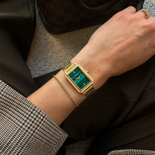 reloj-cluse-fluette-gold-green