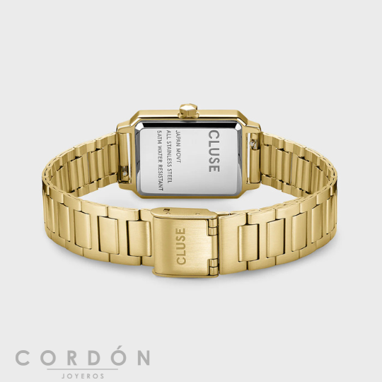 reloj-cluse-fluette-gold-green
