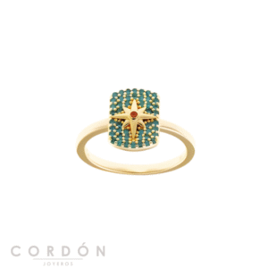 sortija-plata-chapado-rosa-baguet-rubi-salvatore