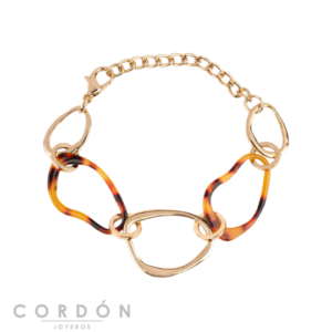 pulsera-acabado-oro-18-kt-eslabones-y-carey-vidal-vidal