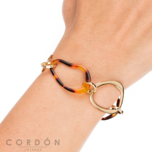 pulsera-acabado-oro-18-kt-eslabones-y-carey-vidal-vidal