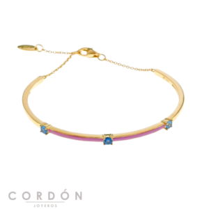 pulsera-cana-plata-chapado-dorado-circonitas-aqua-salvatore
