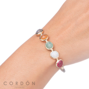 pulsera-brazalete-acabado-oro-18-kt-piedras-colores-vidal-vidal