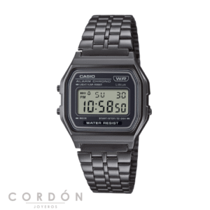 Reloj Casio Vintage A158WETB-1AEF unisex negro de acero con pantalla digital