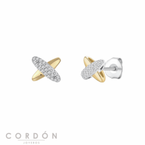 pendientes-plata-eternal-cruzado-bicolor-circonitas