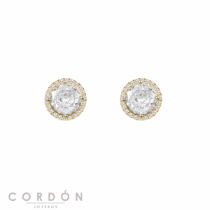 pendientes-plata-dorados-redondos-circonitas-8mm