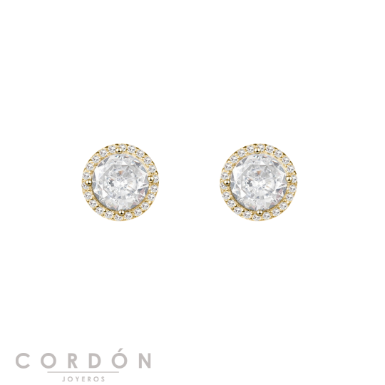 pendientes-plata-dorados-redondos-circonitas-8mm