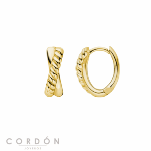 aros-plata-dorados-cruzados-tallados-13mm