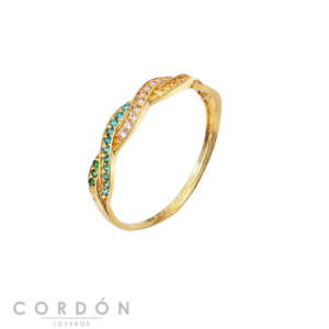 anillo-circonitas-multicolor-cruzado-oro-amarillo-18k