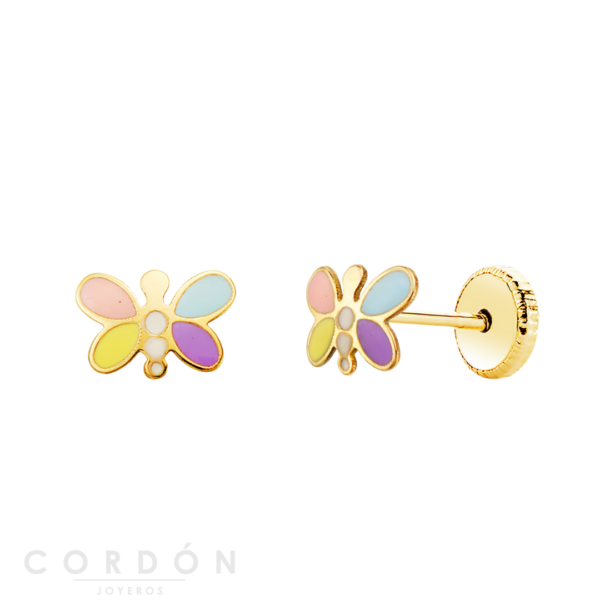 pendientes-bebe-oro-18k-libelula-esmalte-7x5mm