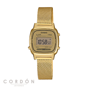 Reloj Casio Vintage LA670WEMY-9EF mujer dorado mini con correa de malla